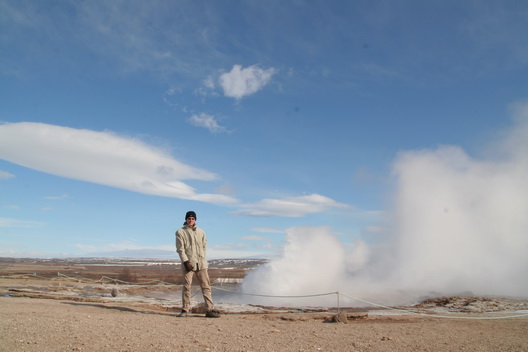 Me and Strokkur - 2008