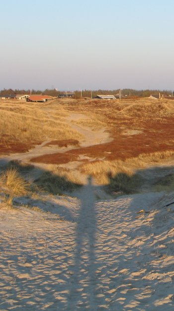 My very long shadow taken at Klegod near my parents summer house.